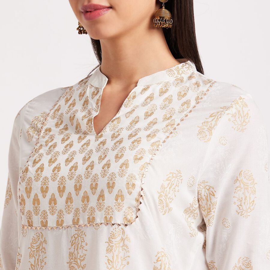 Ladies' Kurta, White, large image number null