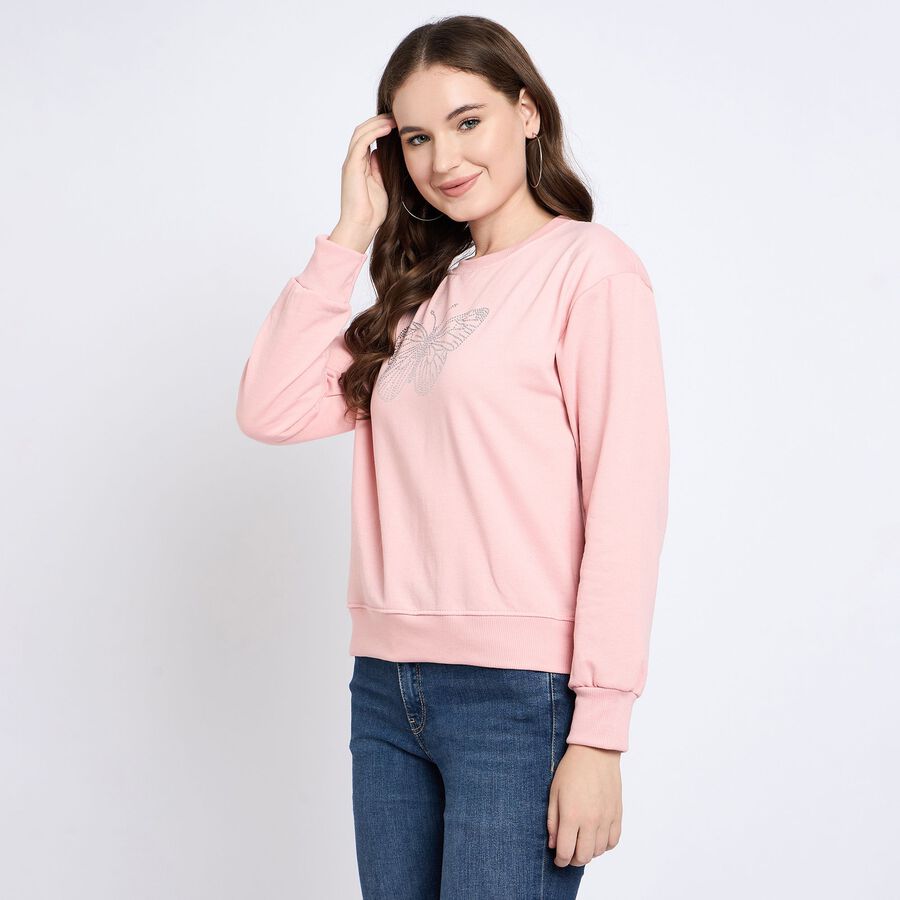 Ladies' Sweatshirt, Light Pink, large image number null