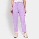 Ladies' Cotton Jeans, Purple, small image number null