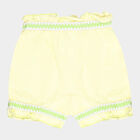 Infants' Cotton Bloomer, Yellow, small image number null