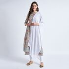 Ladies' Dupatta, White, small image number null