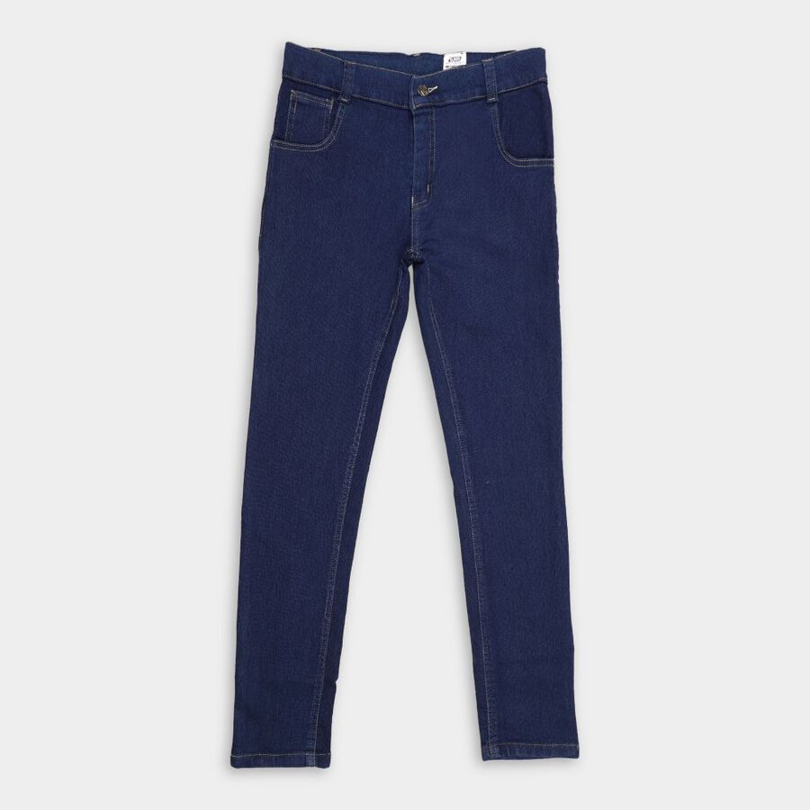 Boys' Jeans, मध्यम नीला, large image number null