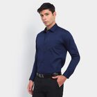 Men's Cotton Formal Shirt, Navy Blue, small image number null