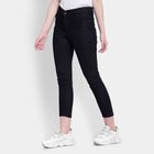 Basic Wash High Rise Skinny Jeans, Black, small image number null