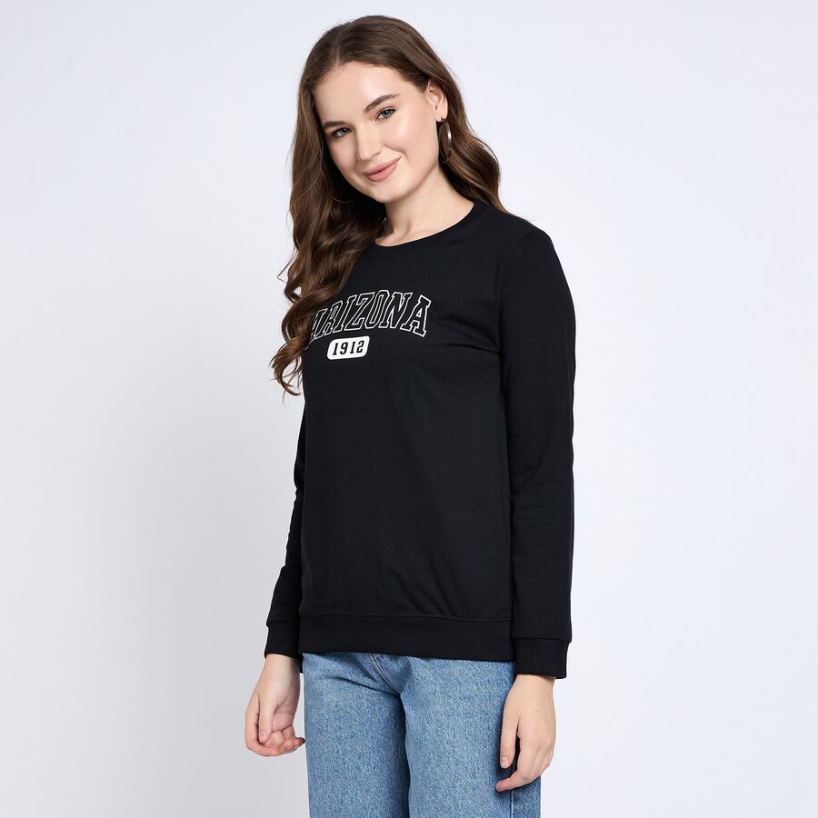 Ladies' Sweatshirt, Black, large image number null