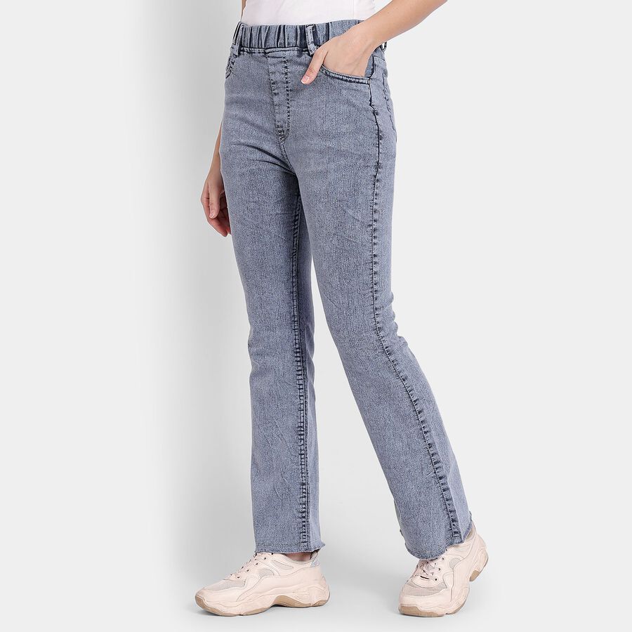 Ladies' Jeans, हल्का ग्रे, large image number null