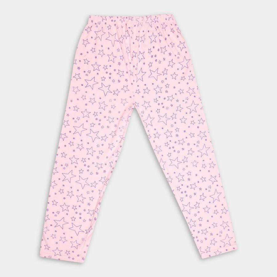 Girls' Pyjama, Light Pink, large image number null