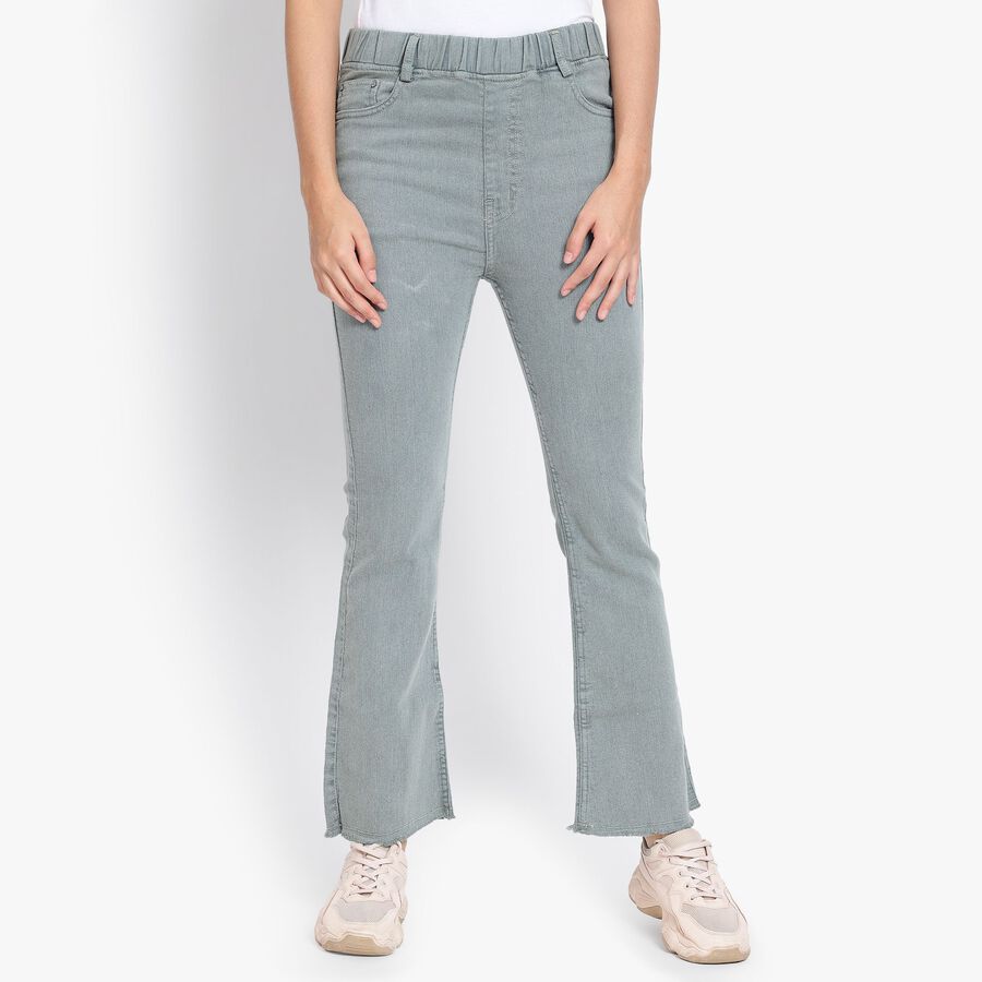 Ladies' Jeans, हरा, large image number null