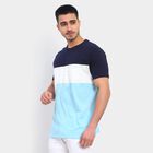 Men's 100% Cotton T-Shirt, नेवी ब्लू, small image number null