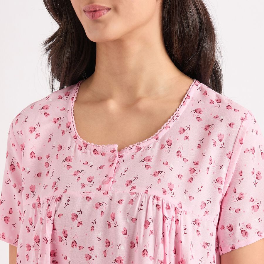 Ladies' Nighty, Light Pink, large image number null