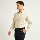 Men's Formal Shirt, Beige, small image number null