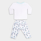 Infant Boy's Cotton Baba Suit, White, small image number null