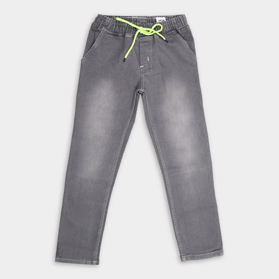 Boys' Jeans, हल्का ग्रे, large image number null