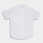 Boys' 100% Cotton Casual Shirt, White, small image number null