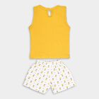 Infants' Cotton Short Set, Yellow, small image number null