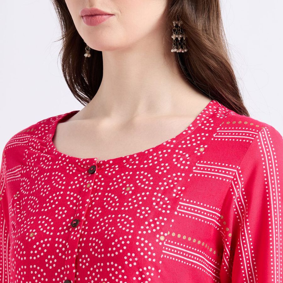 Ladies' Kurta, Fuchsia, large image number null