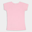 Girls' Cotton T-Shirt, Light Pink, small image number null