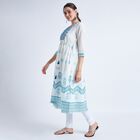 Ladies' Cotton Kurta, Light Blue, small image number null