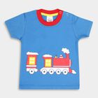 Infants' Cotton T-Shirt, रॉयल ब्लू, small image number null