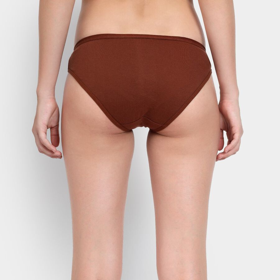 Ladies' Cotton Panty, Brown, large image number null