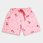 Girls' Cotton Shorts, गुलाबी, small image number null