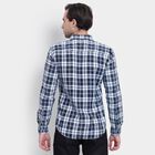 Men's 100% Cotton Casual Shirt, Dark Blue, small image number null