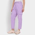 Ladies' Cotton Jeans, Purple, small image number null