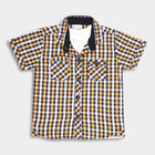Infants' Cotton Shirt, Yellow, small image number null