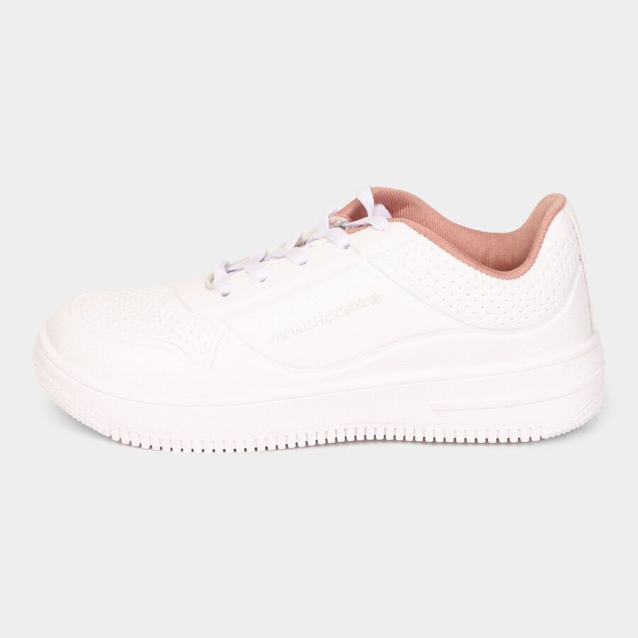 Womens Sneaker Casual Shoes, White, large image number null