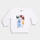 Infant's Sweatshirt, White, small image number null