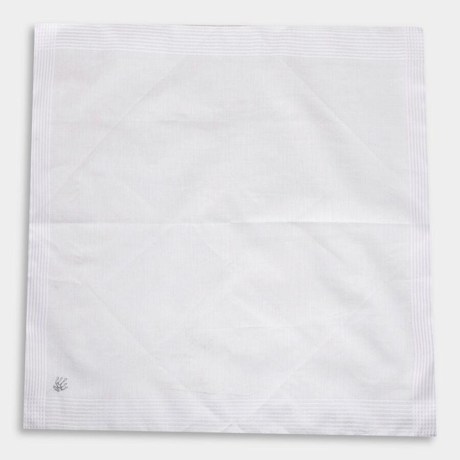 Men's 100% Cotton Hanky, हल्का नीला, large image number null