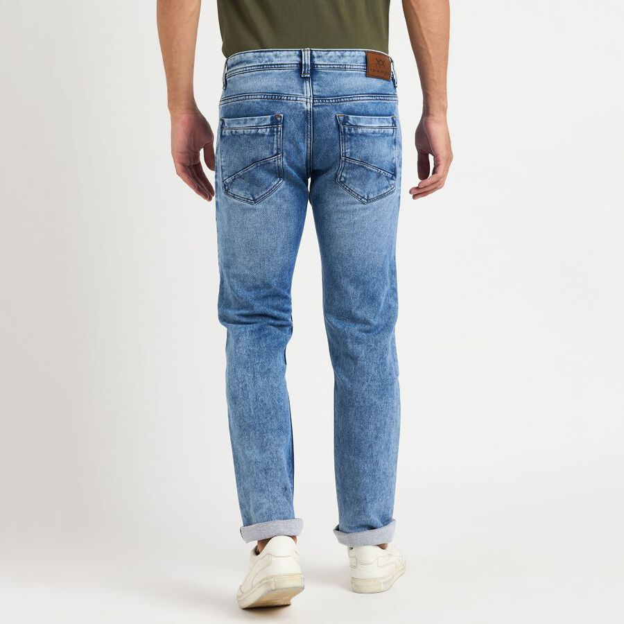 Men's Jeans, गहरा नीला, large image number null