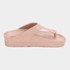Womens Moulded Sliders, पीच, small image number null