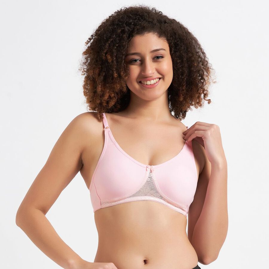 Ladies' Bra, Light Pink, large image number null