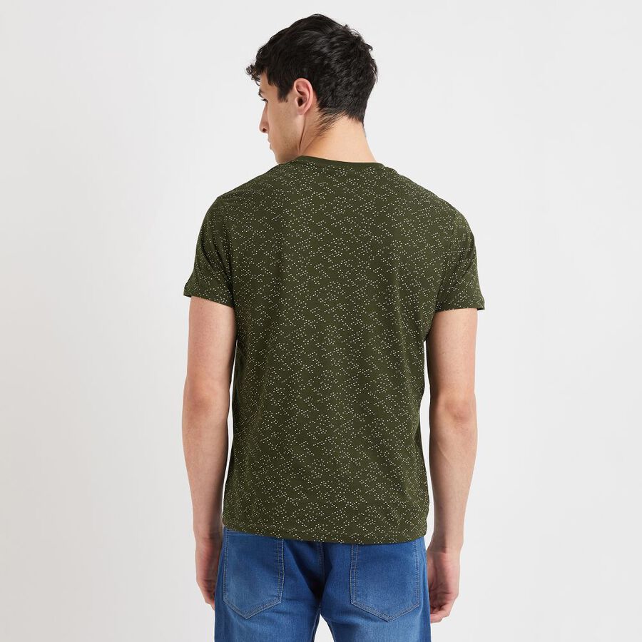 Men's 100% Cotton T-Shirt, Olive, large image number null