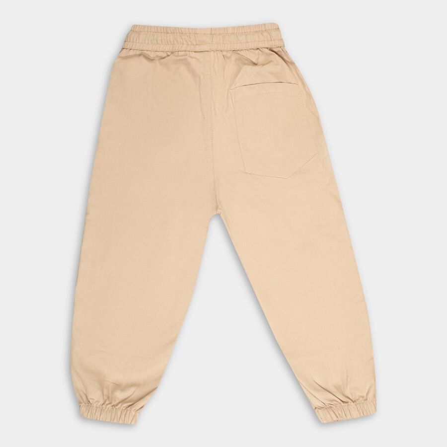 Boys' Cotton Trouser, Beige, large image number null