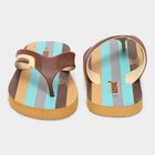 Kids Printed Flip Flops, Brown, small image number null