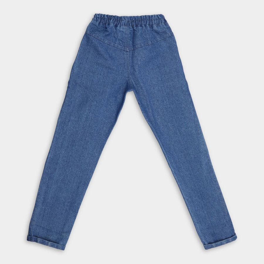 Girls' Jeans, Mid Blue, large image number null