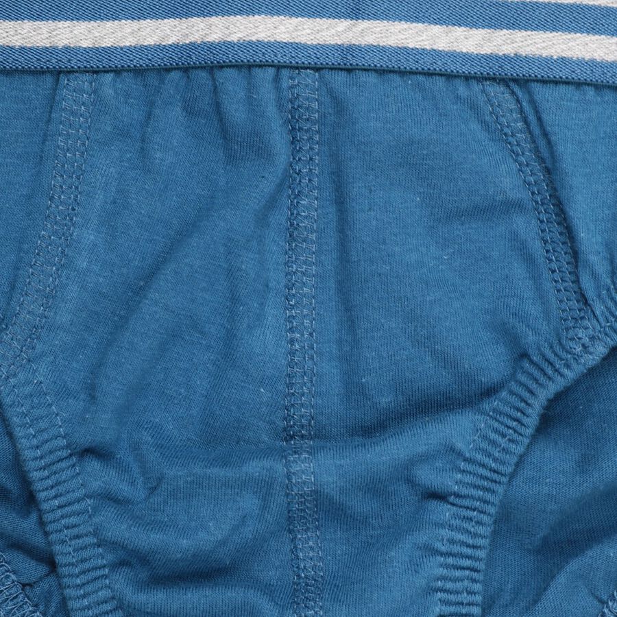 Boys' Cotton Briefs, Teal Blue, large image number null