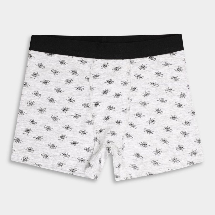 Boys' Brief, Melange Light Grey, large image number null