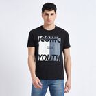Men's 100% Cotton T-Shirt, काला, small image number null