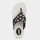 Womens Moulded Sliders, काला, small image number null