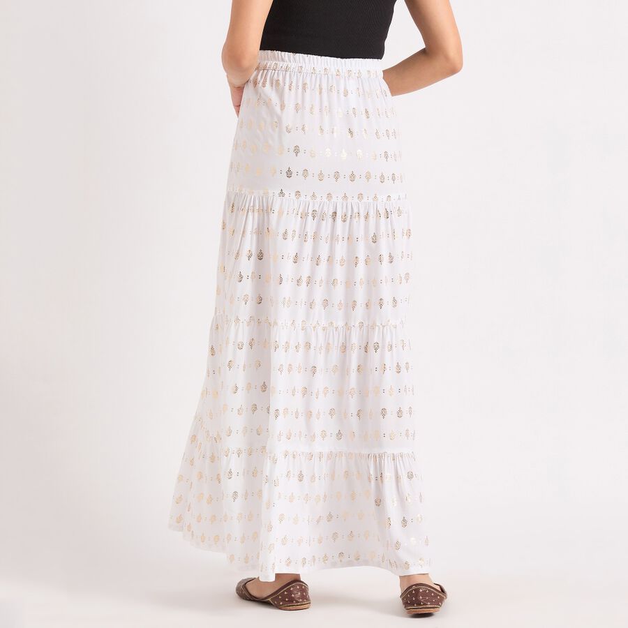 Ladies' Lehenga Skirt, Off White, large image number null