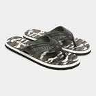 Mens Printed Flip Flops, हरा, small image number null