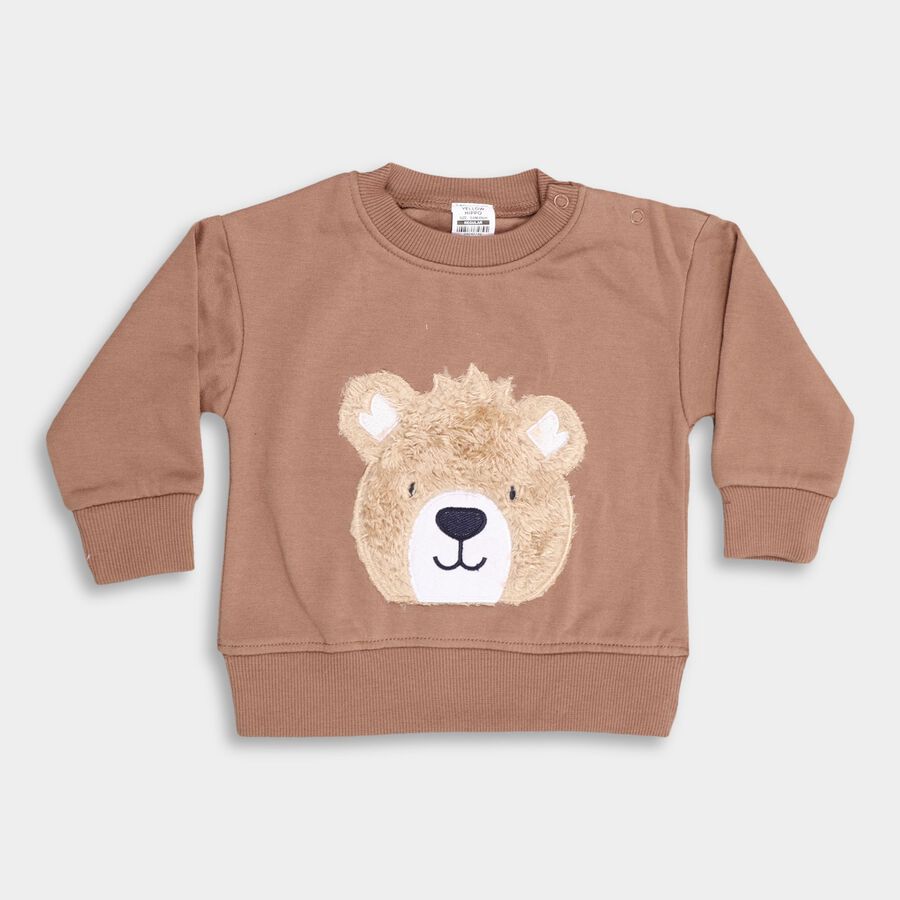 Infant's Sweatshirt, Beige, large image number null