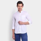 Men's Cotton Casual Shirt, सफ़ेद, small image number null