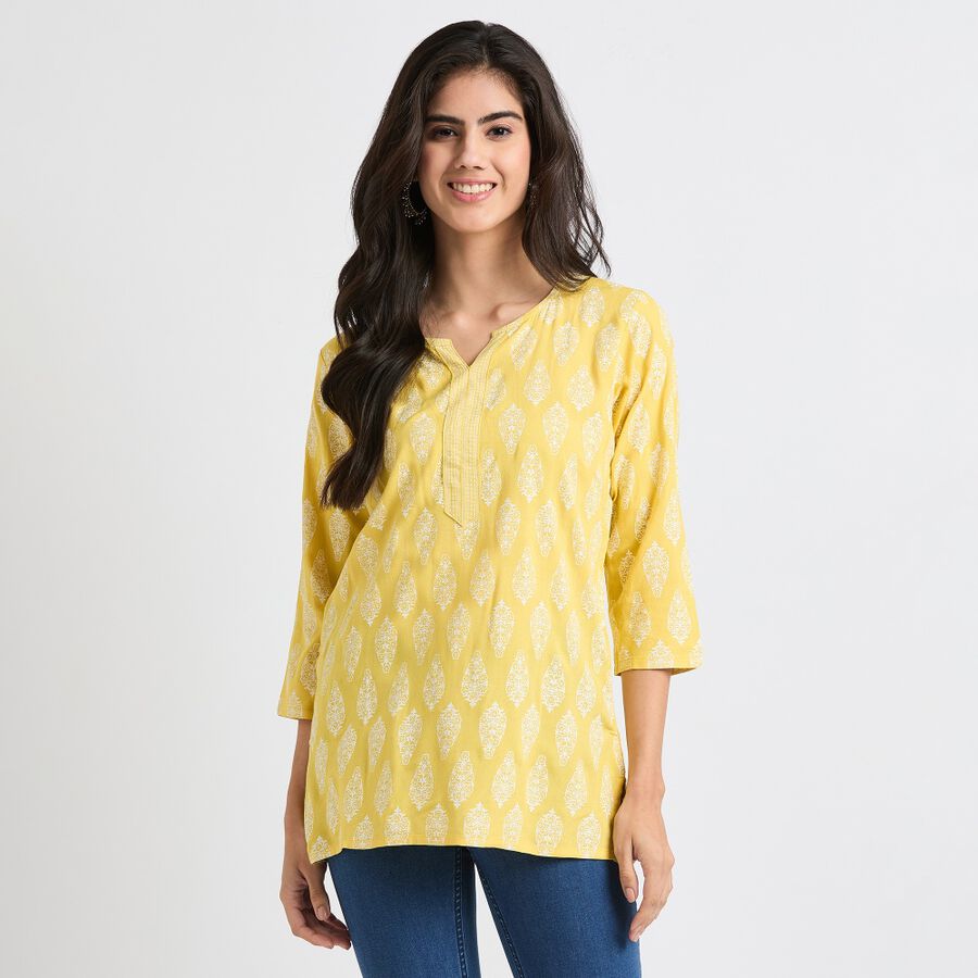 Ladies' Kurti, Mustard, large image number null