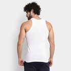 Men's 100% Cotton Vest, White, small image number null