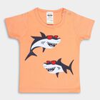 Infants' Cotton T-Shirt, नारंगी, small image number null