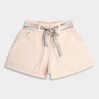 Girls' Cotton Shorts, Light Pink, small image number null